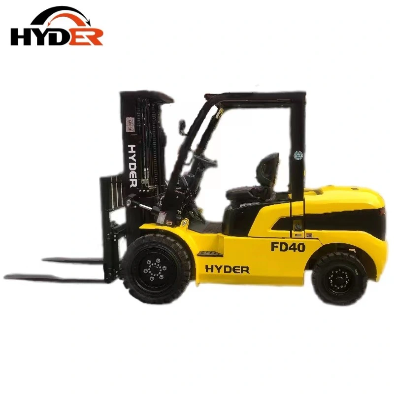 Hyder 4 Ton Industrial Transmission Diesel carretilla elevadora para Venta