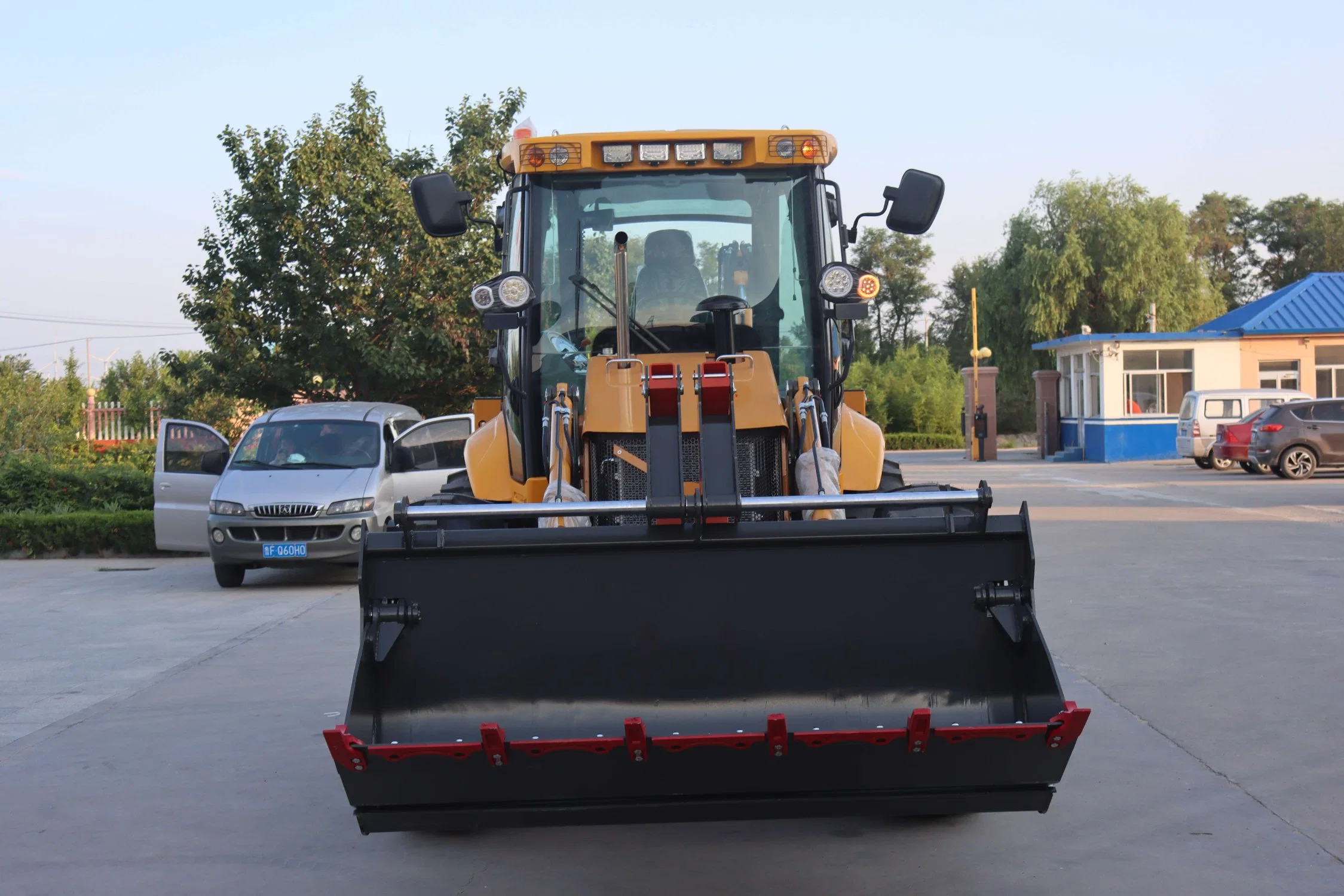 Tipo de roda marca Yaweh Mini Trator Backhoe Loader Retroescavadeiras Excav barato do carregador do fabricante chinês