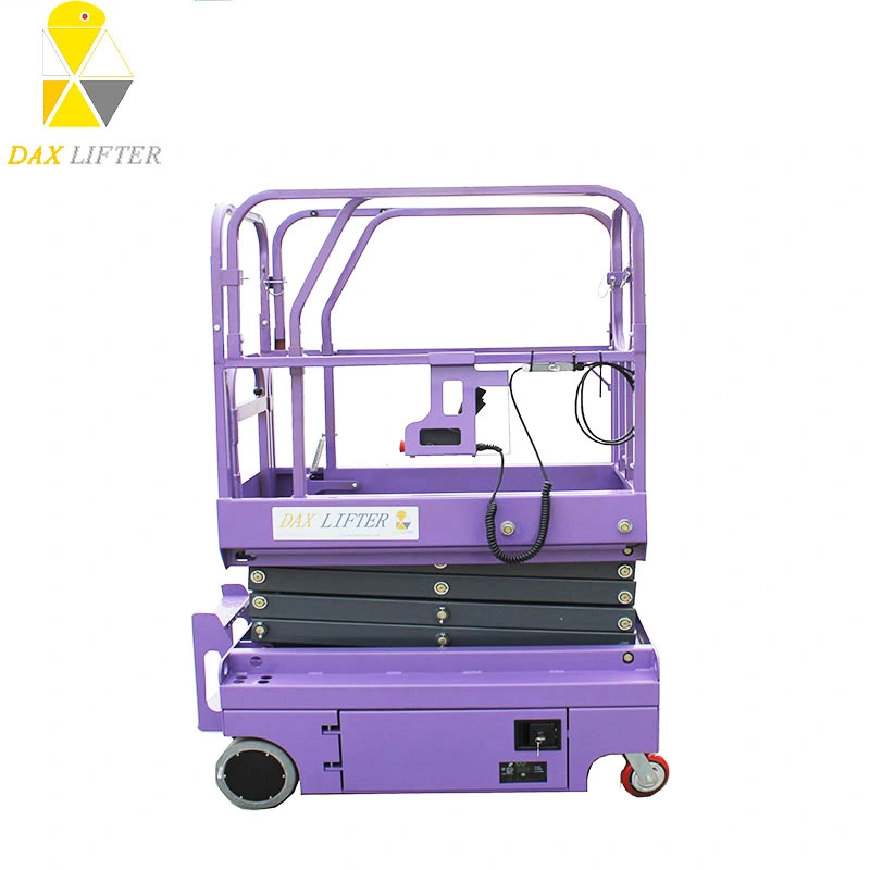 Indoor Outdoor Use Small Size Self Mobile Scissor Lift Platform