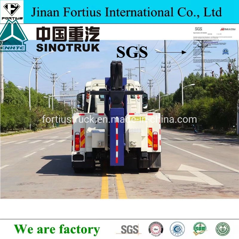 China Truck Road Rescue Emergency Rescue Truck Towing Truck Wrecker Truck of 8ton 16ton 20ton 30ton 40ton 50ton 60ton for Sale