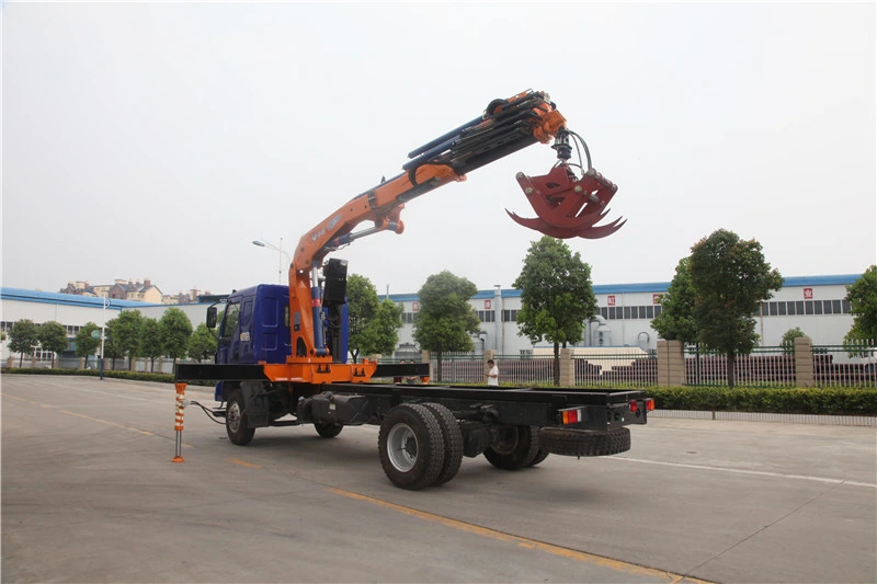 HBQZ  8ton Knuckle Boom Lift Load Mobile Truck Mounted Crane