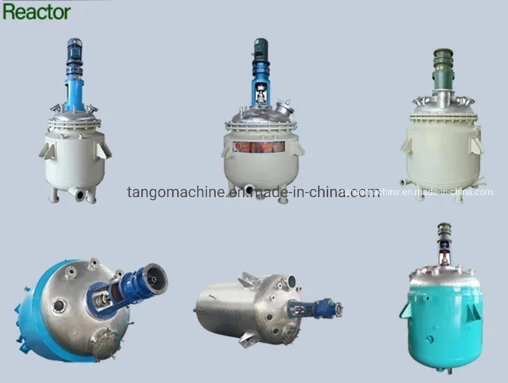 La mezcla química de la línea de vidrio de alta presión del reactor Mezclador de acero inoxidable