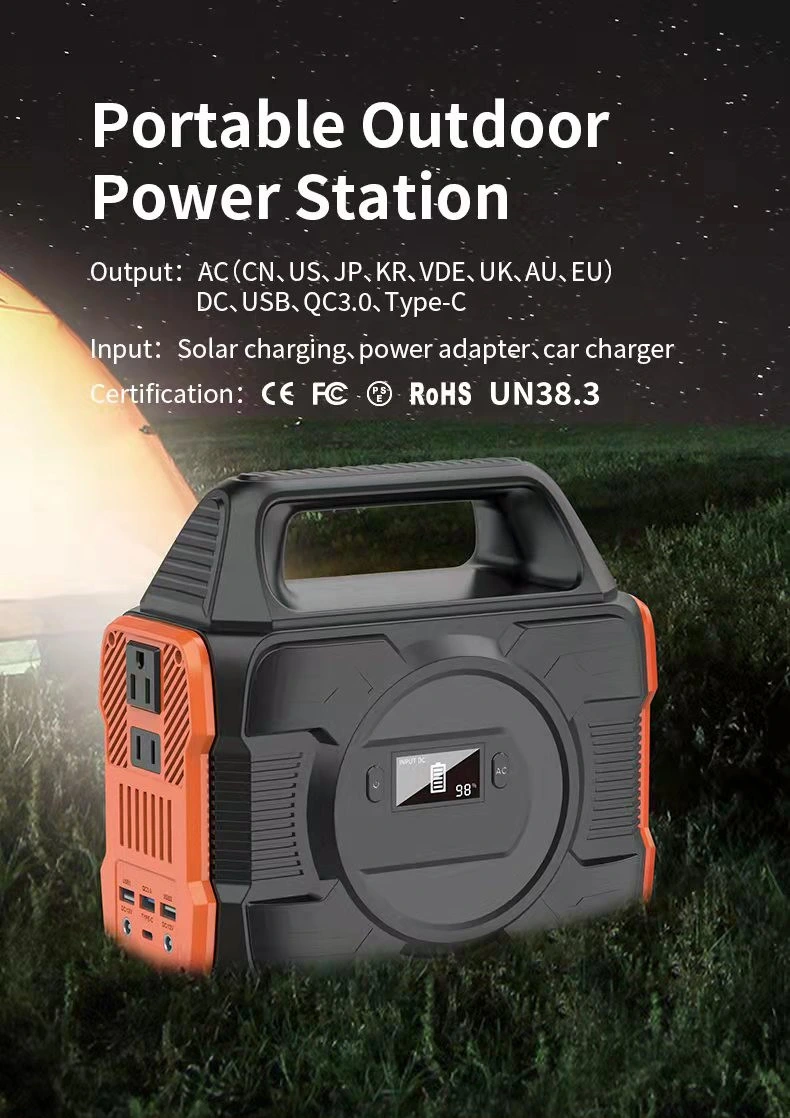 Emergency Power Supply Portable Solar Power Ith Lithium Battery 1000W Battery Charger