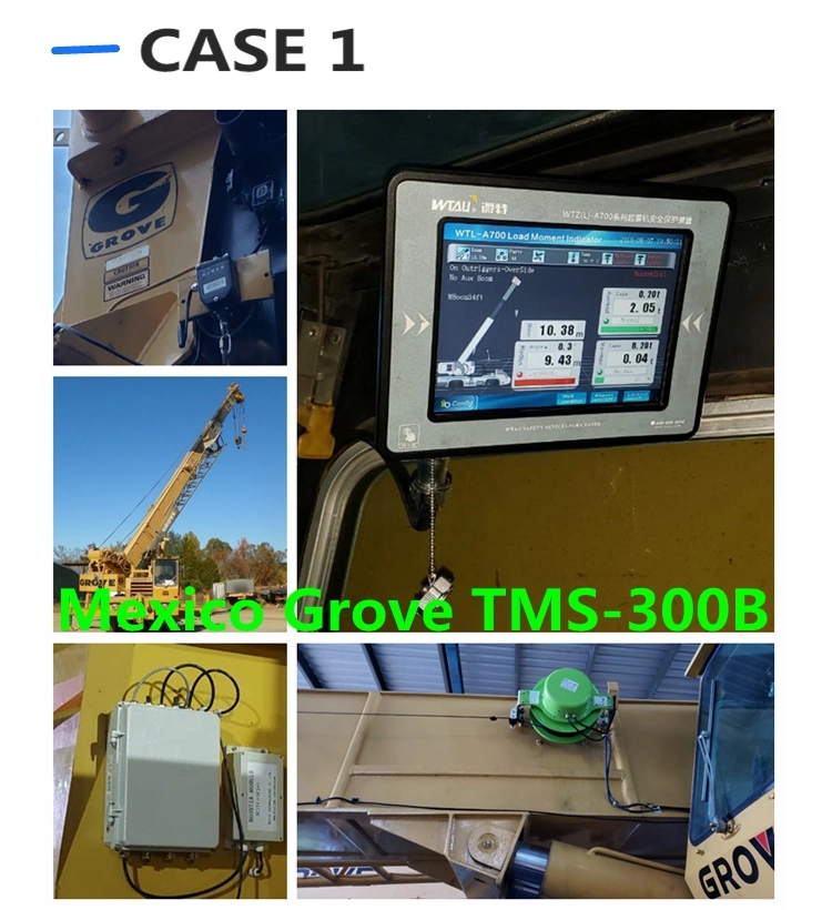 Qy25 Mobile Crane Load Moment Indicator System Wtl A700 for Load Monitoring