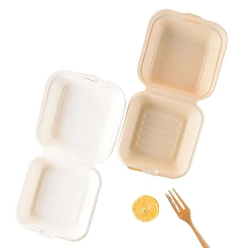 to Go Containers Square Food Lunch Boxes Disposable Tableware for Take out