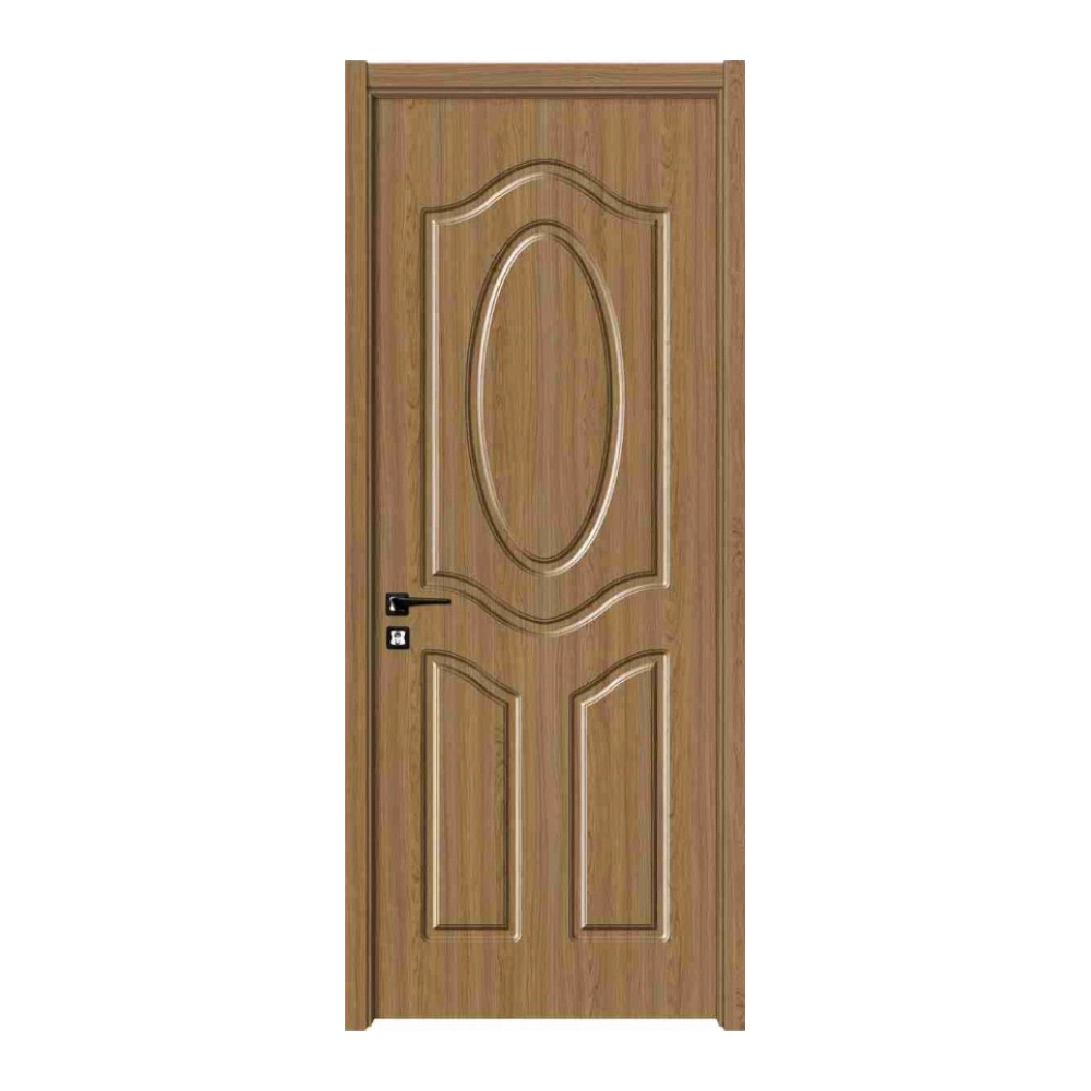 Hot Sale Interior Glass PVC Wood Top Grade Standard Size Inn Door for Room