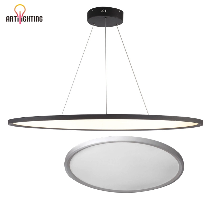 Chandelier Light Thin Round Flat Ceiling LED Panel Lamp Office Hotel Project