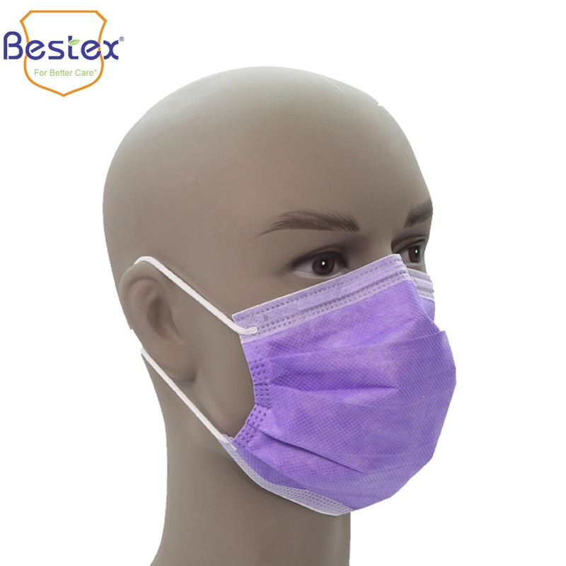 Volver a unir Nonwoven desechables médicos máscara facial