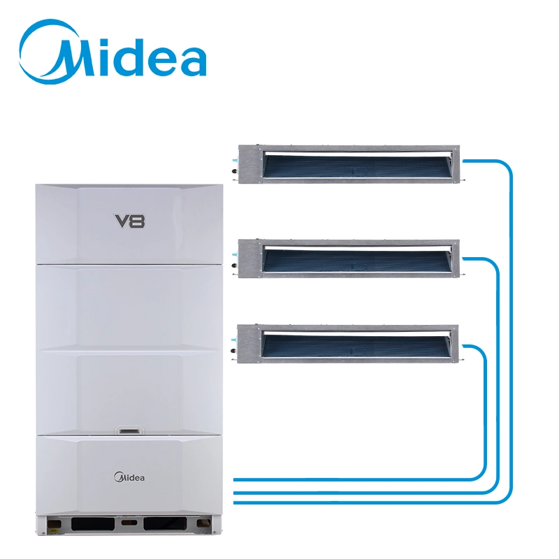 Midea Auto Snow-Blowing Function 40kw Smart Aircon Multi Split Aircon Vrf Air Conditioning System for Shopping Malls