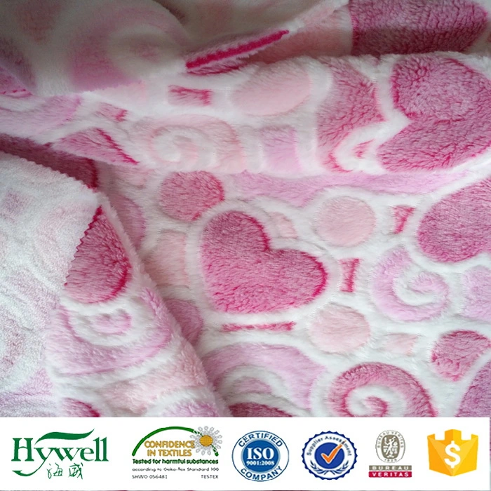 Knitted Coral Fleece Fabric with Printing