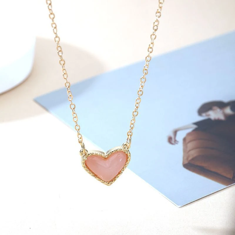 Skylark Wholesale/Supplier Cute Fashion Jewelry Heart Adjustable Length Pendant Necklace