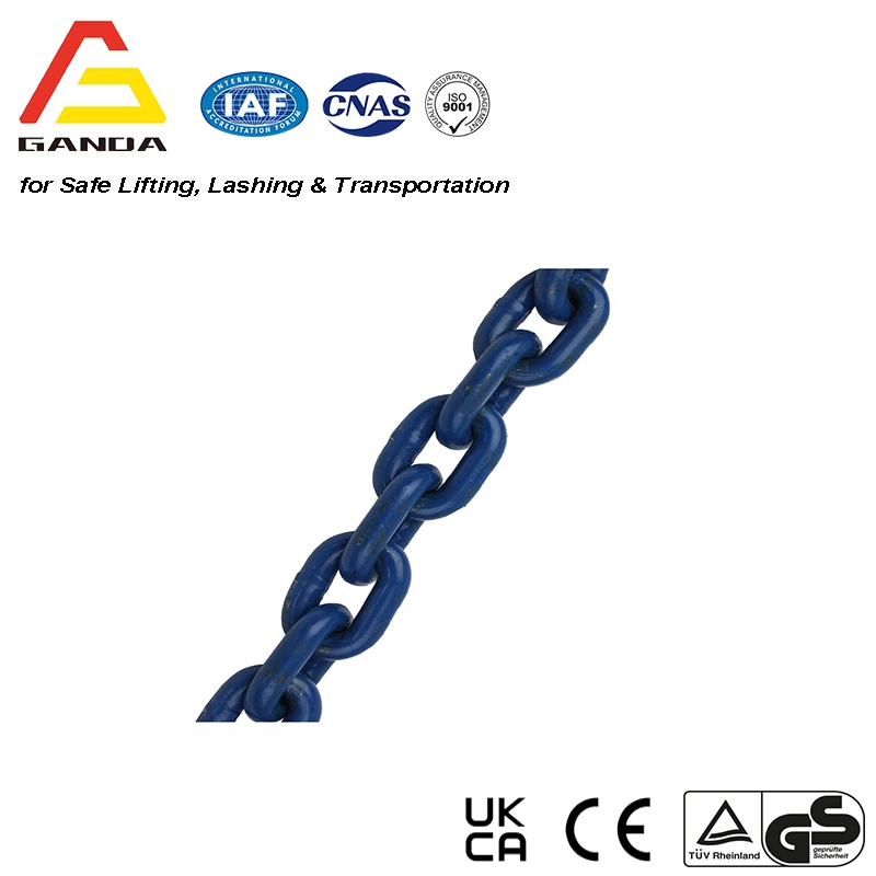 G100 Chain Lifting Sling Two Leg Chainsling C/W Safety Hooks