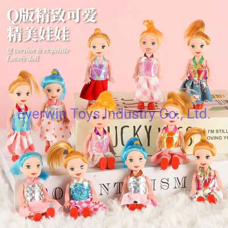 Presentes Little Mini Doll Princess Kelly Girl Toy Kindergarden