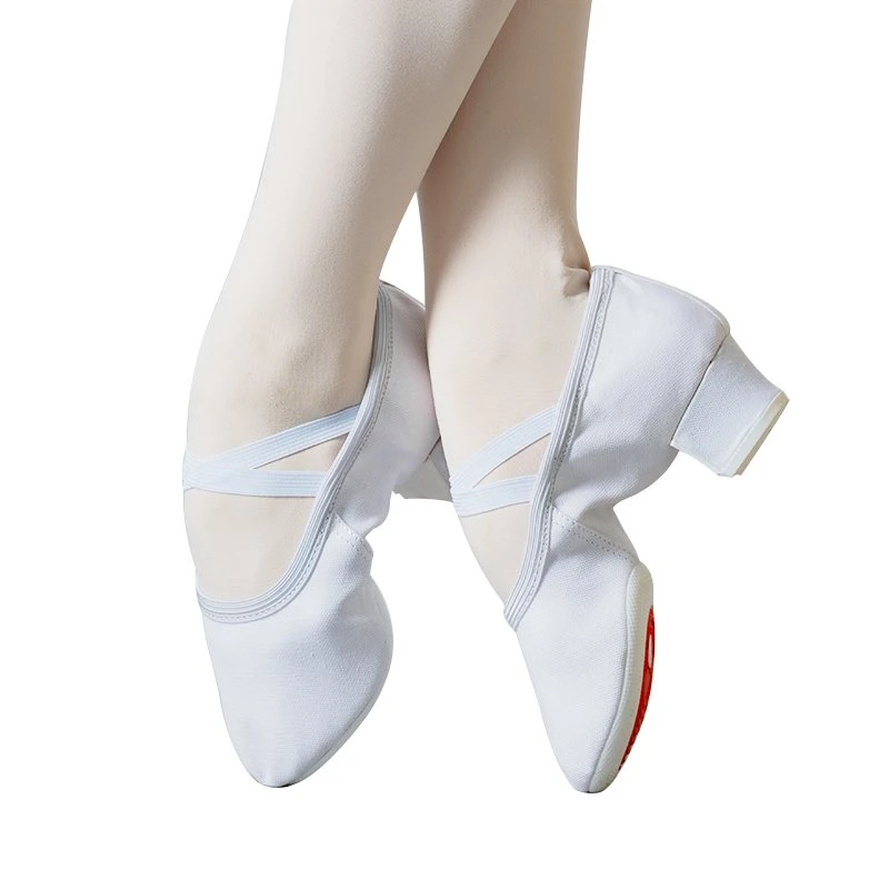 Soled goma 3.5cm a las mujeres blancas al aire libre del Ballet Shoes 134