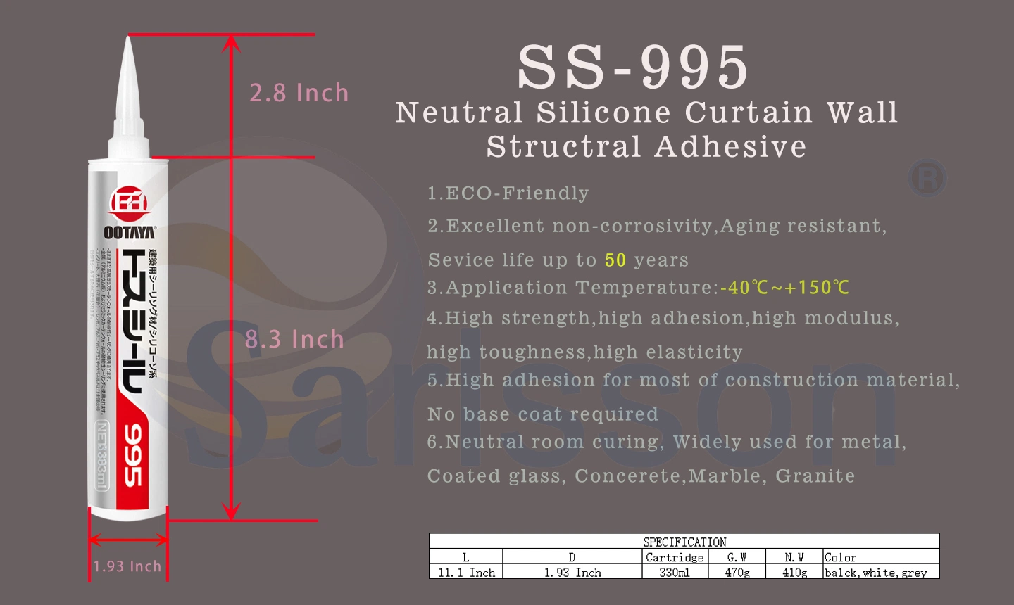 Estructura de placa de aluminio material adhesivo de 30 años de garantía decoración exterior