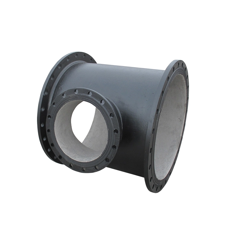 ISO2531 Black Di Ductile Cast Iron All Flanged Cross Pipe Fitting for Water Supply