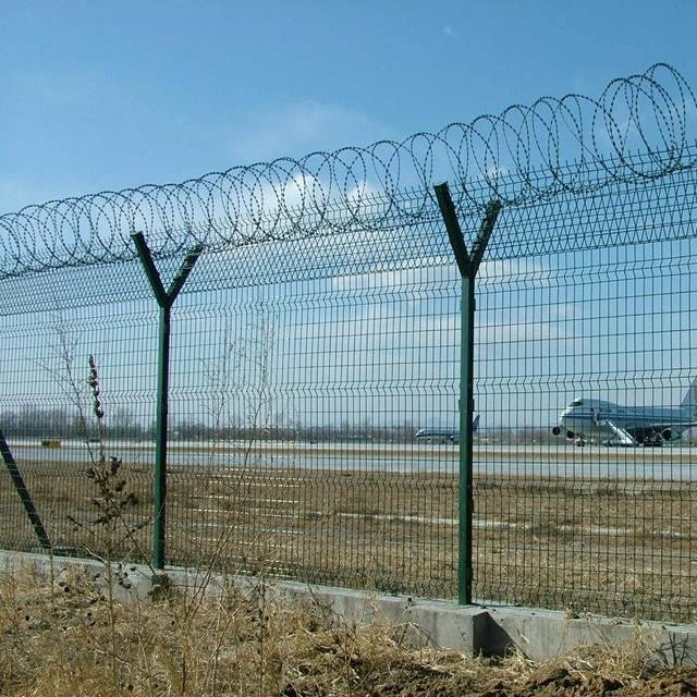 Cold Galvanized Iron Wire or Hot Galvanized Iorn Airport Fence