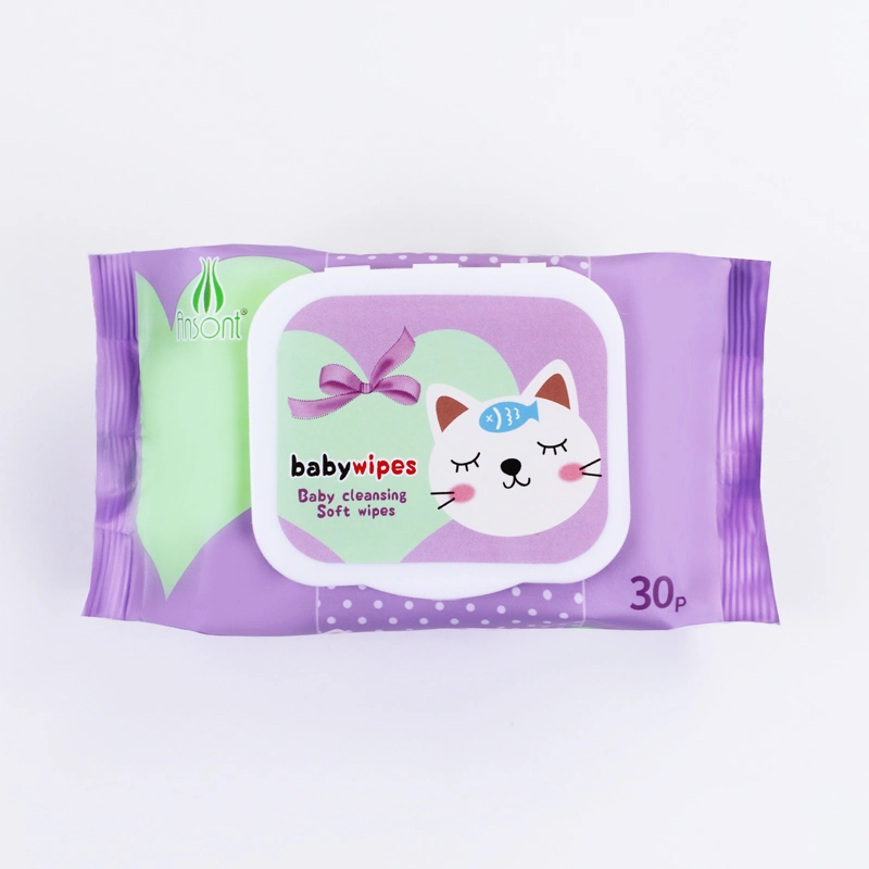 Eco Friendly Spunlace Organic Wipes Flushable Baby Wet Nonwoven Wipes