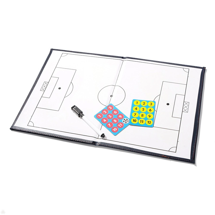OEM Logo Printed Sport Training Board Foldable or Double Sided Magnetic Portable Referee Tactic Soccer Coach Board