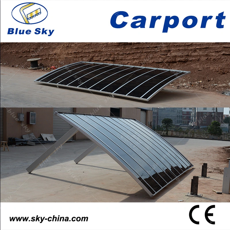 Mobile Steel Structure Polycarbonate Carports for 2 Cars Park