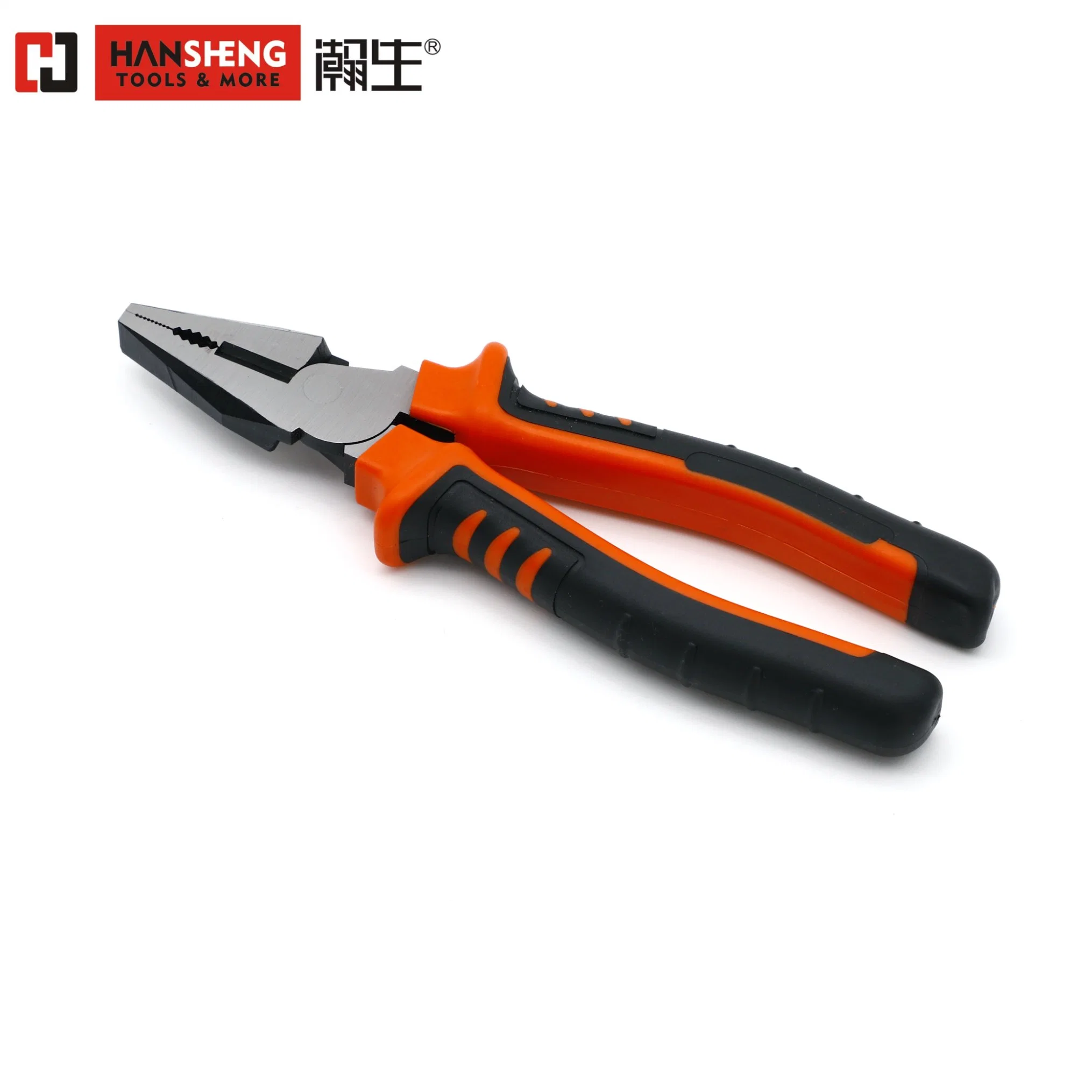 Professional Plier, alicates, 6", 7", 8", de alta qualidade, Ferramenta Mão das ferramentas de hardware, feita de Cr-V, Niquelado pega de PVC, tipo alemão