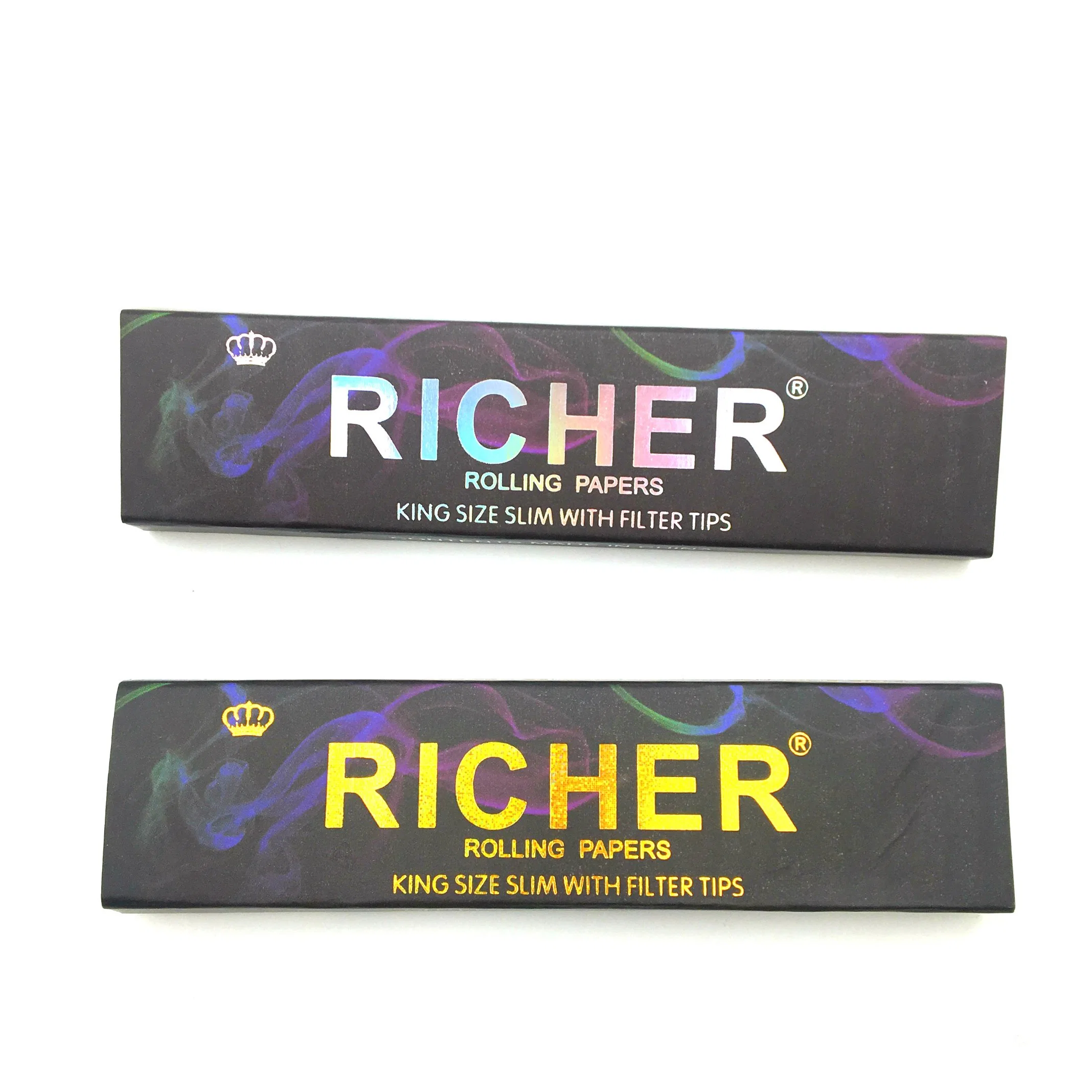 Foil Gold Custom Package Smoking Rolling Paper