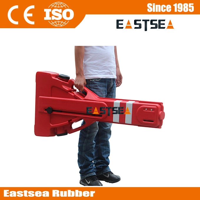 Red Roadblock Customizable Expandable Movable Door Safety Road Barrier