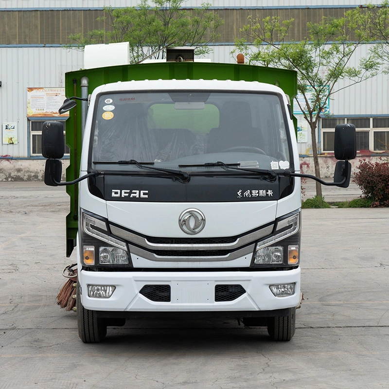 Usado Dongfeng 4X2 veículos a gasóleo Street Sweeper fabricados na China