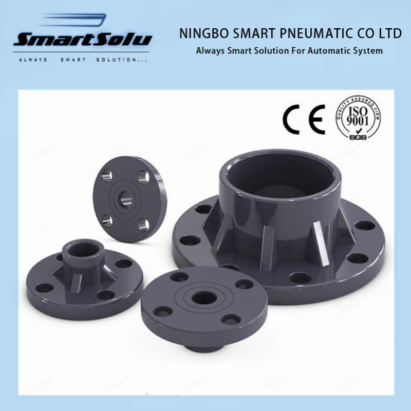 Conectores de tubos flangeados PVC uniões de flange de encaixe