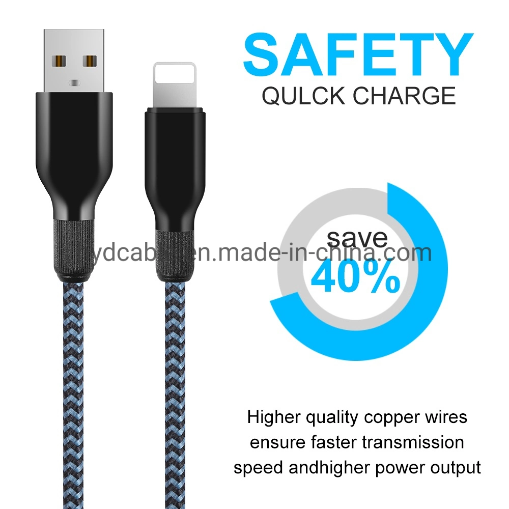 5V/2,1A USB datos Lightning iPhone cable cargador