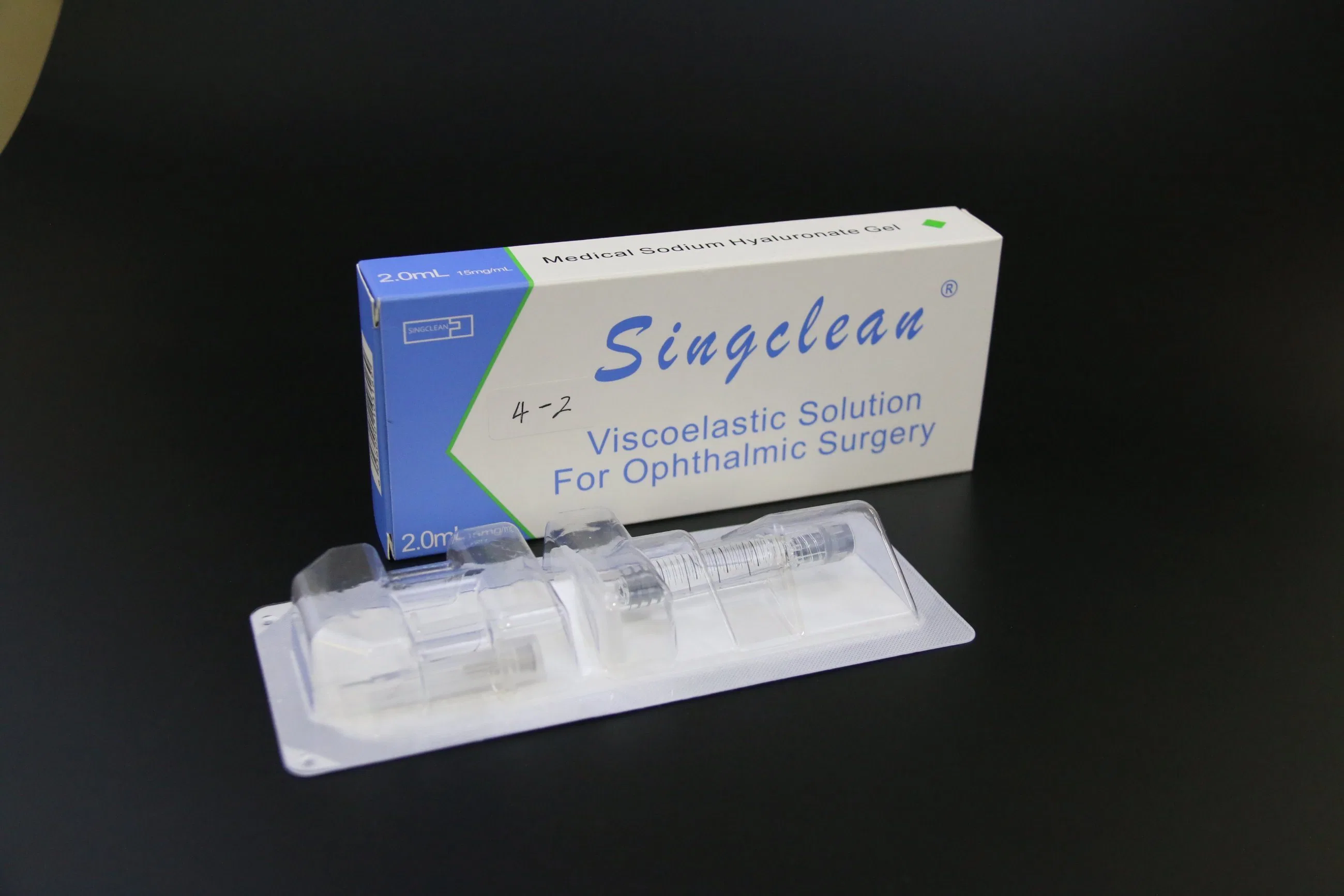 Excelente viscoelástico OEM, Obl, distribuir suprimentos cirúrgicos hialuronato de sódio cirurgia oftalmológica de injecção