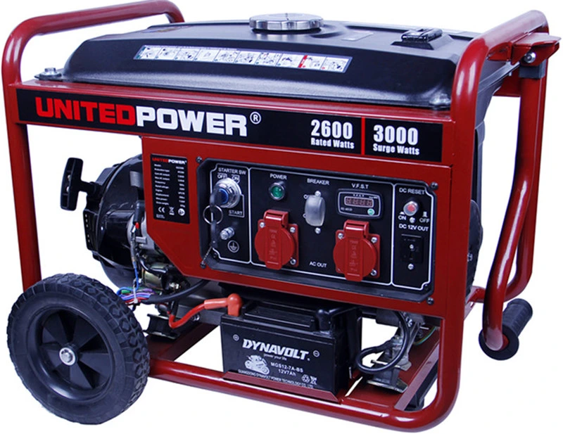 7000W 7500W 6kVA 7kVA Electric Home Power Portable Gasoline Petrol Gas Generator for Sale