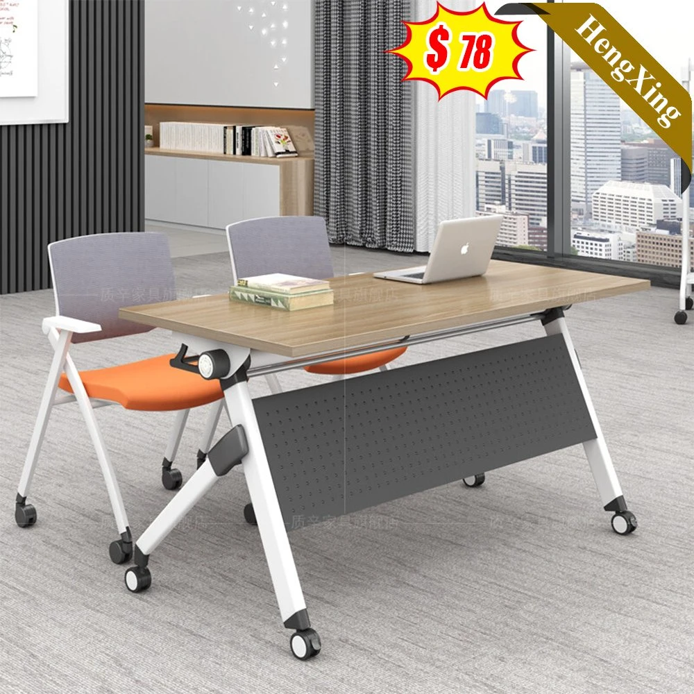 Хорошее качество школьной мебели меламина прямоугольник подвижной учебный складного стола