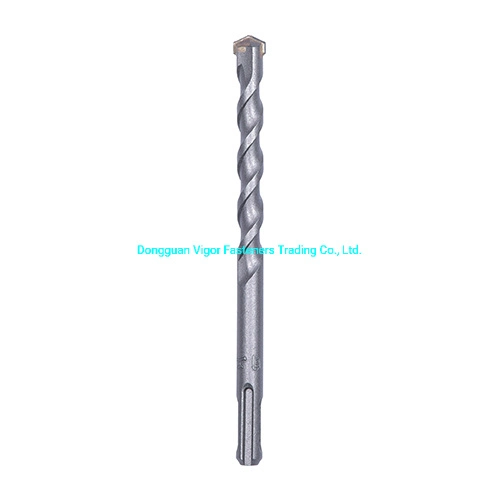 SDS Plus Drill Bits Flat Tip Two Cutters Single Flute Electric Hammer Drill Bit Electric Drill Bit Concrete Drill Bit