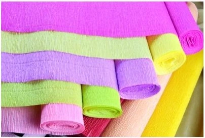 Custom Colorful Manufacturers Crepe Paper Roll Flower