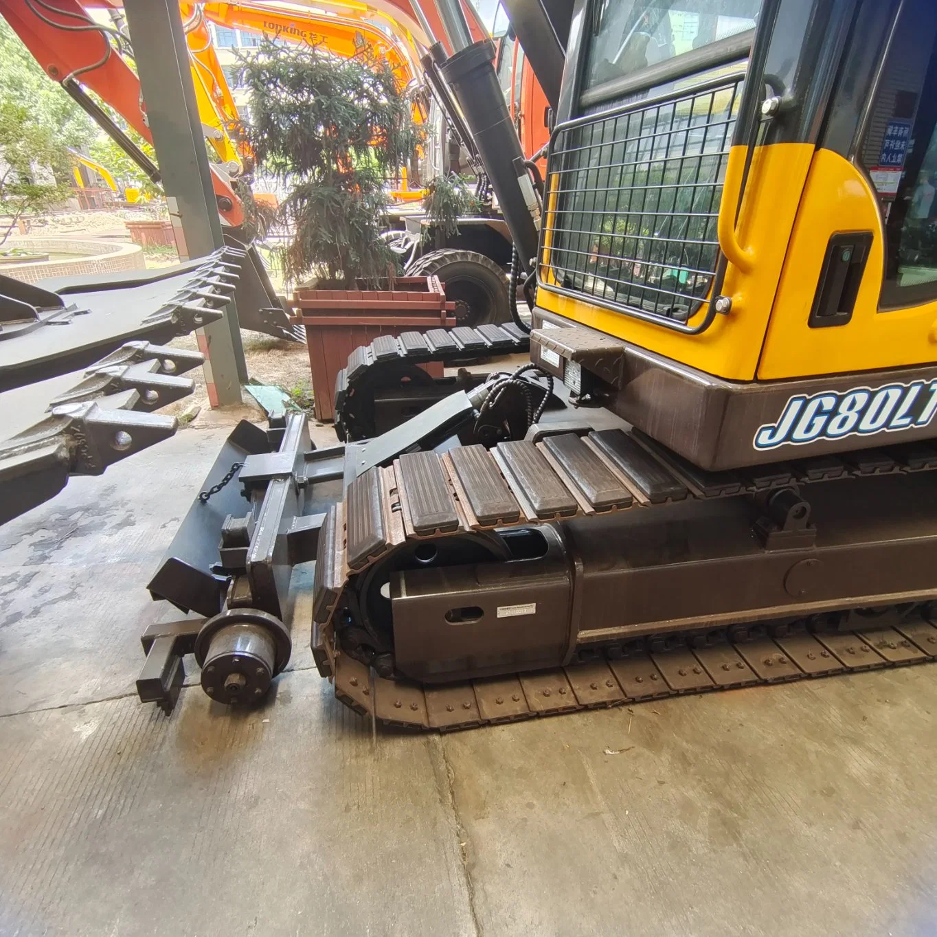 El ferrocarril chino cambia los trineos de la vía del tren con las máquinas de Hightech