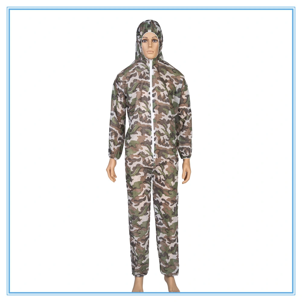 Personal Protective Nonwoven Microporous/PP/PP+PE/SMS Workwear Safety Disposable Coverall