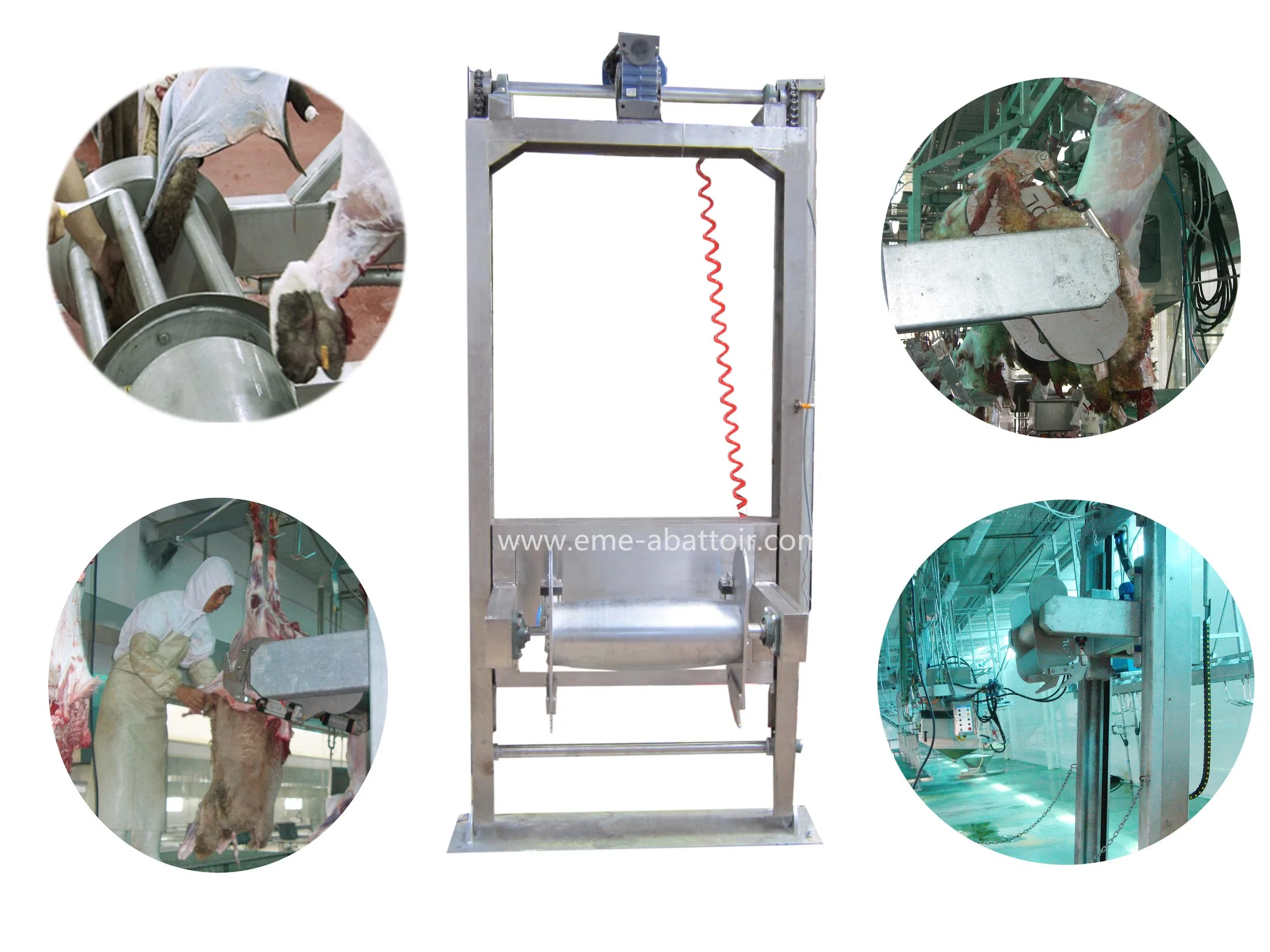 Hergestellt in China pneumatische Schafspelz Abzieher Maschine Ziege Schlachtung Maschine für Schlachthof Ausrüstung für Schlachthof Vieh Schlachthof Maschinen