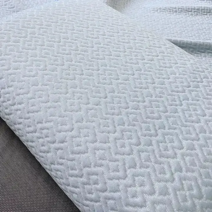 Super Cooling Touch Strickmuster Jacquard Matratze Ticking Stoff Kissenbezug Für Heimtextilien