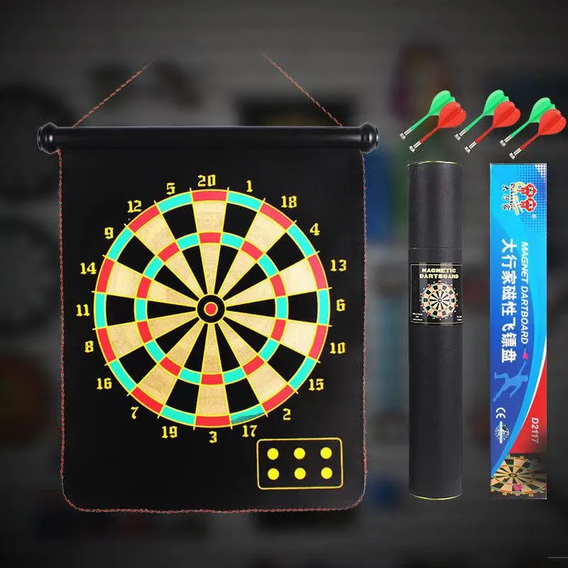 Cross Border Popular Dart Set Double-Sided Magnetic Dart Set Magnet Target Toy Parent-Child Game