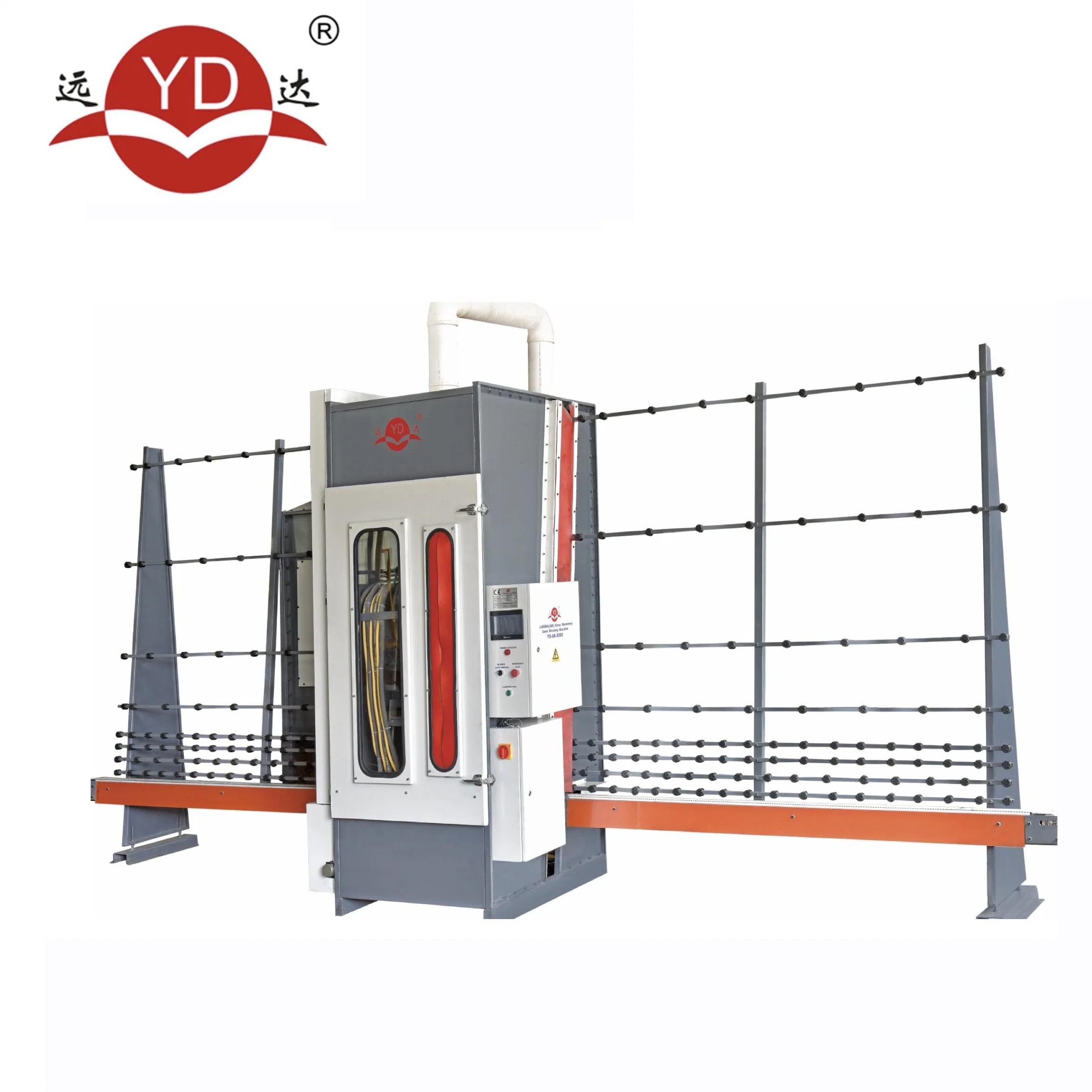 Lad Quality Glass Sandblasting Machine 2000mm Glass Sand Blaster