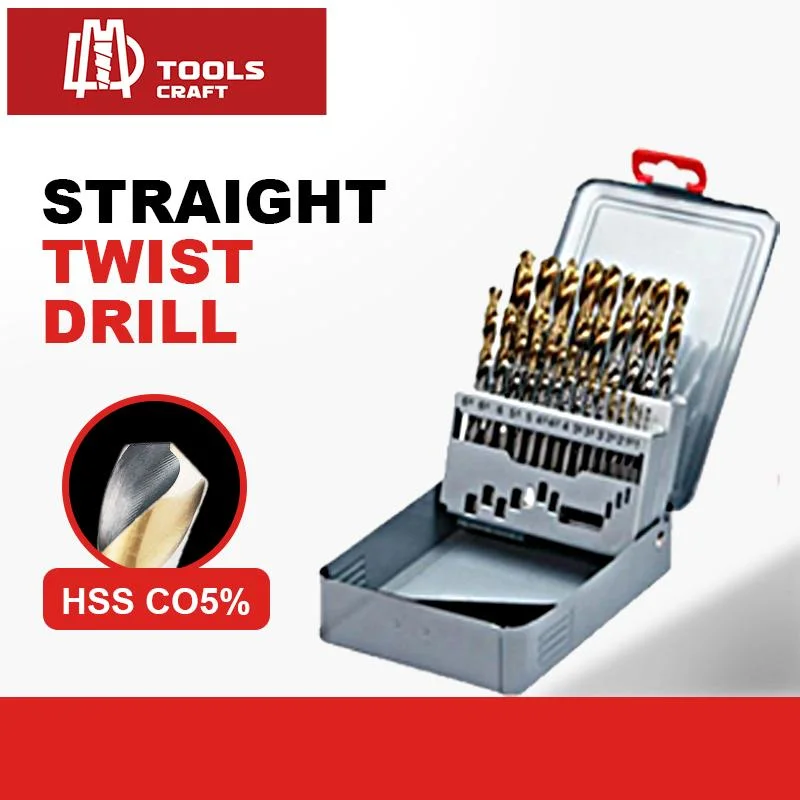 HSS Twist Drill Bit with Straight Shank Heavy Duty