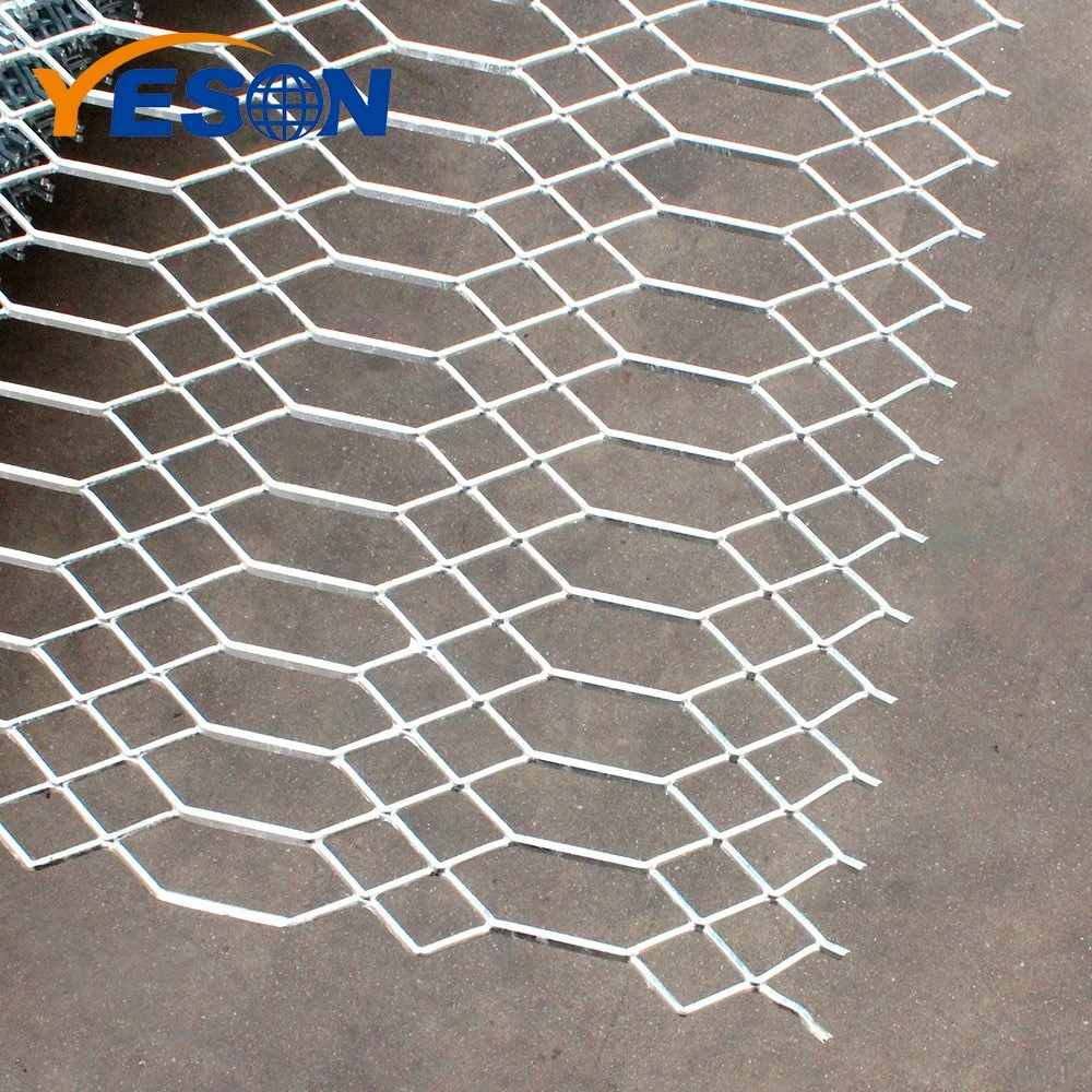 Customized Suspended Ceiling Facade Cladding Decorative Aluminum Expanded Metal Mesh