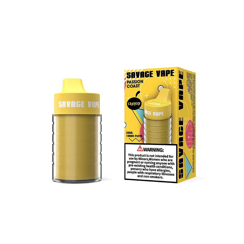 Haut de la vente Savage Crayon 10K de bouffée de saveurs mixte Pod Vape jetables