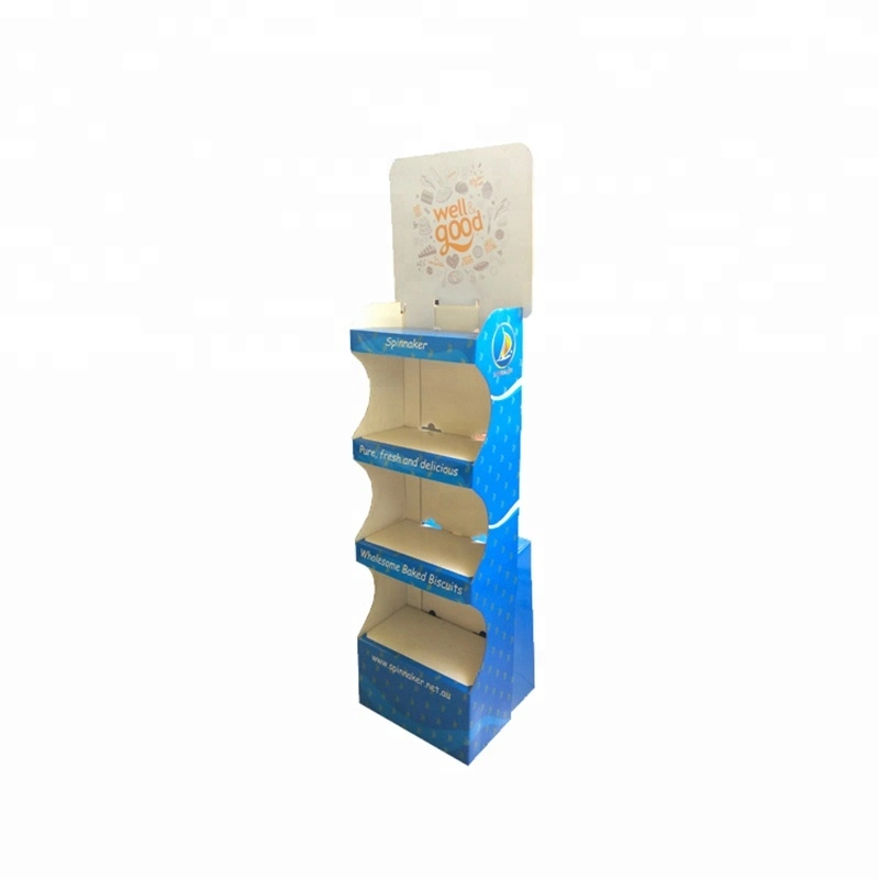 Paper Pop POS Cardboard Display Units Floor Retail Display for Supermarkets