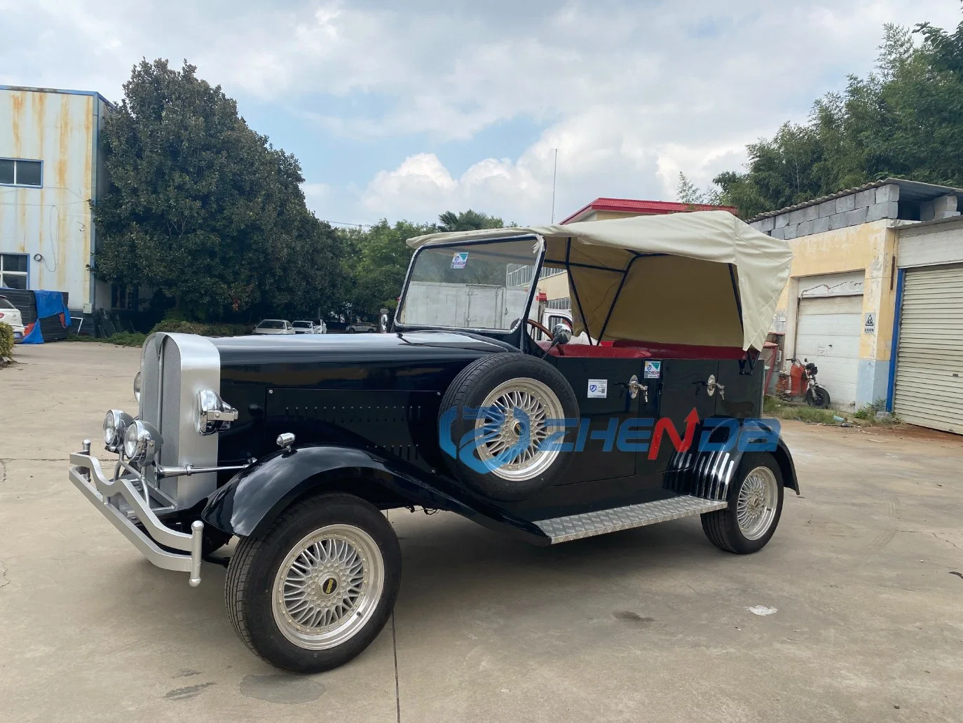 Tout nouveau puissant Bus touristique électrique Vintage Retro Sedan Prix électrique