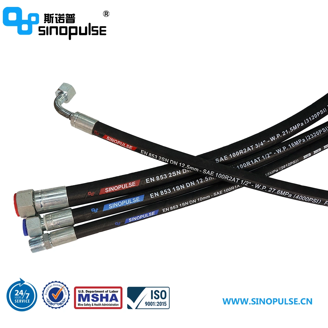 Msha Certified SAE100 R2at 3/8" Hydraulic Hose