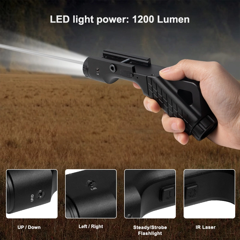 Handheld Hunting Blue Laser Sight Combo Gun LED Flashlight Hunting Accessories