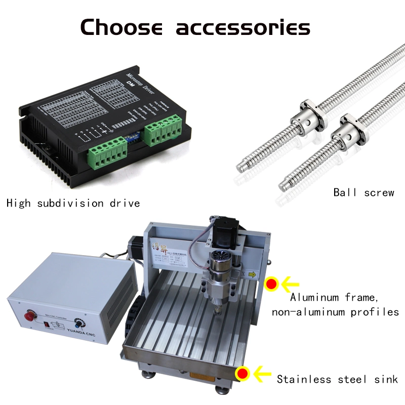 2030mini CNC الكمبيوتر هو تماما من البلاستيك الكرسيلي الخشب آلة حفر