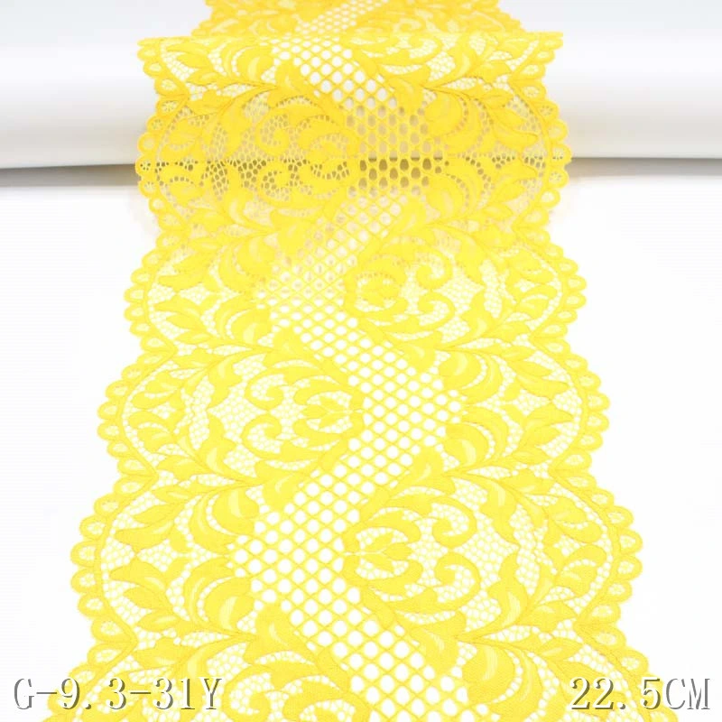 Stretch Cutout Lace 22.5 Cm for Women's Accessories Lace Knitted Fabric